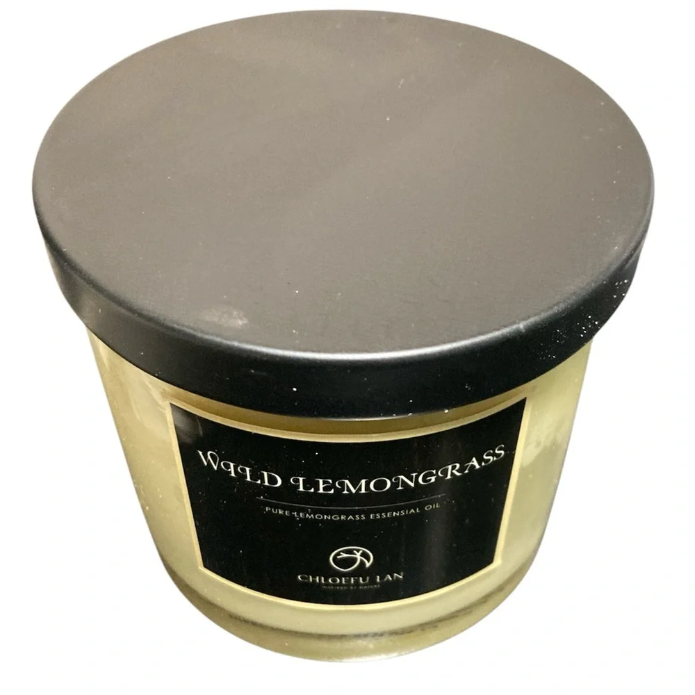 Chloefu L’an Scented Lemongrass Soy Candle, 7.1 oz
